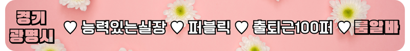 광명시 룸알바