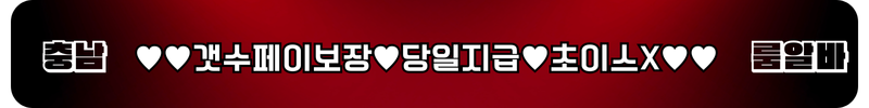 충남 룸알바